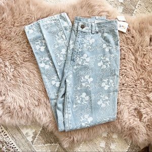Extremely rare J.G. Hook Disney, Mickey printed jeans